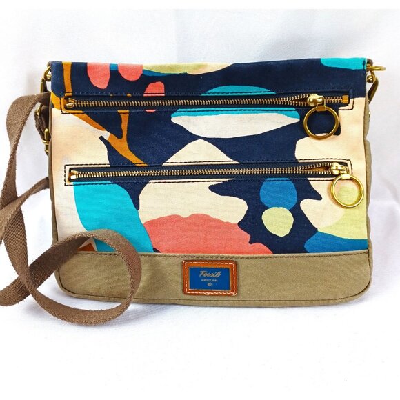 Fossil Handbags - Fossil Crossbody Bag East West Satchel Purse